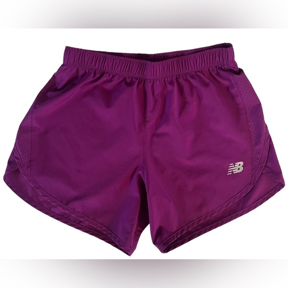 New Balance Women's Purple Shorts - Picture 5 of 8